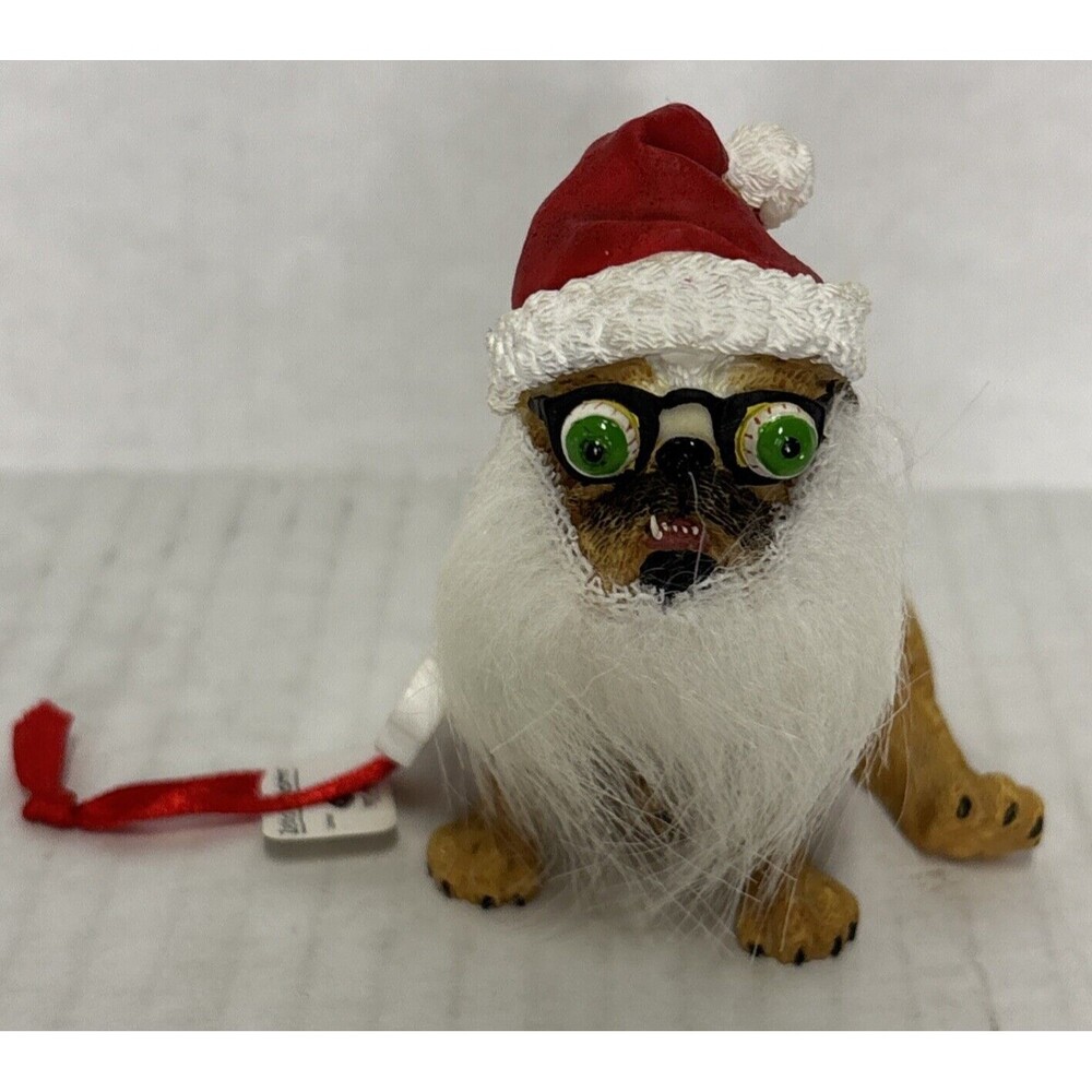 Zelda Wisdom, Happy HOL-I-DAZE! Christmas Ornament (Westland, 4881) Bulldog NEW